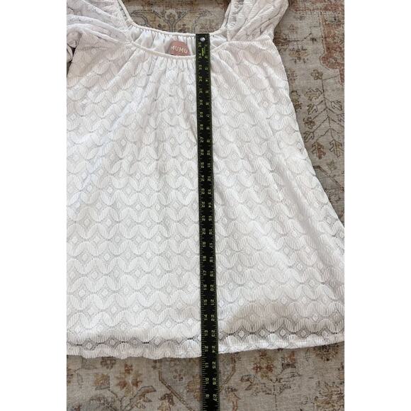 Show Me Your Mumu Flora Spacey Lacey White Mini Dress Womens Size S - Picture 4 of 8